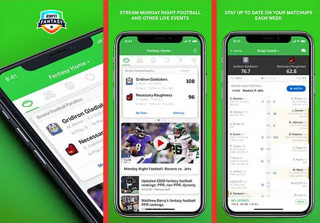 ESPN Fantasy football app for iphone