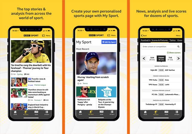 BBC Sport - News & Live Scores app