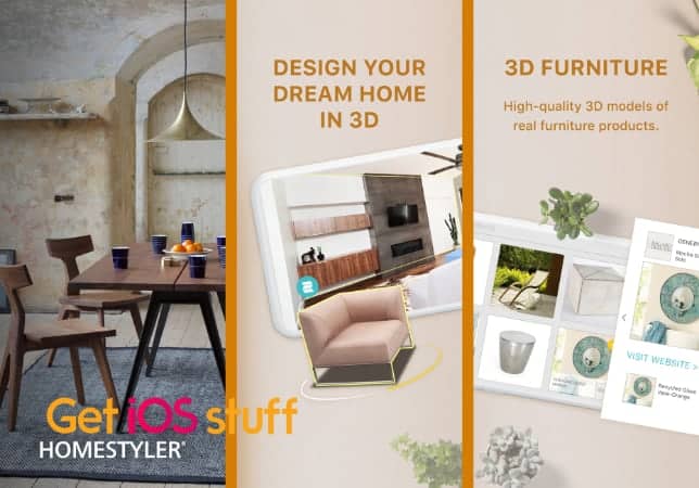 Homestyler Interior Design app for iphone