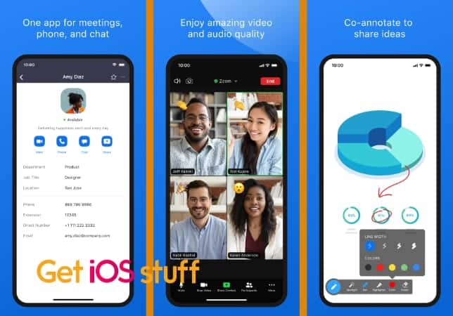 ZOOM Cloud Meetings app for iphone ipad