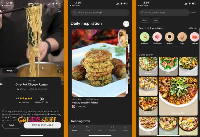 SideChef Recipes Meal plans & grocery shopping app