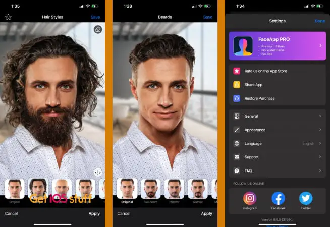 FaceApp - AI Face Editor app for iphone