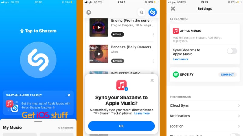 Shazam- Music Discovery app for iOS