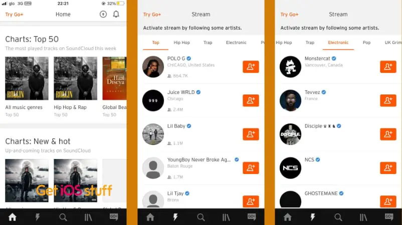 SoundCloud - Music & Songs app for iphone