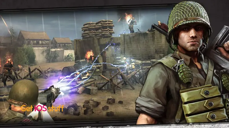 War shooting game for iPad